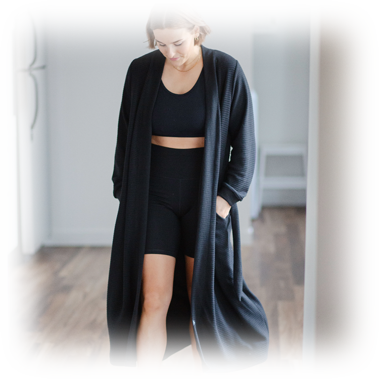 Indoor and Outdoor Cover-Up - All Black