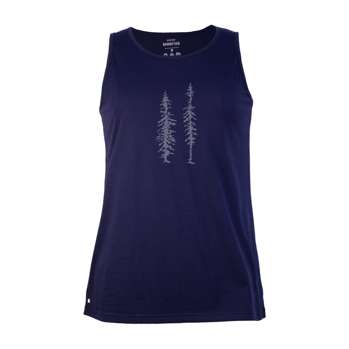 Camisole Femme Marine - Arbre Pixel - BONNETIER