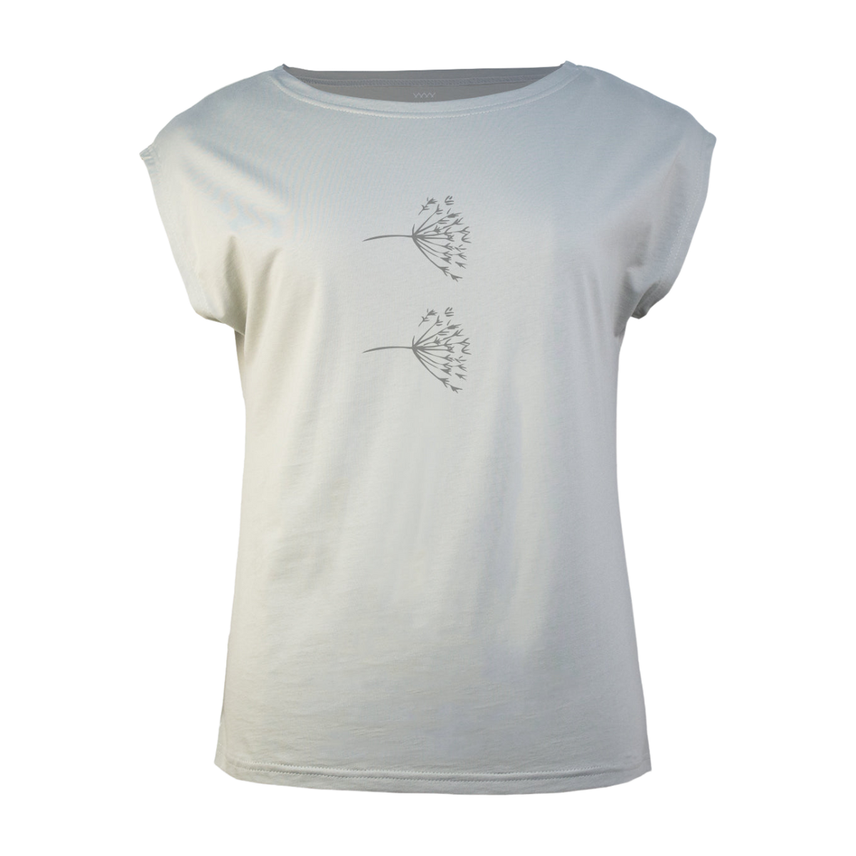 T-Shirt Femme Sauge Pâle - Deux Pissenlits - BONNETIER
