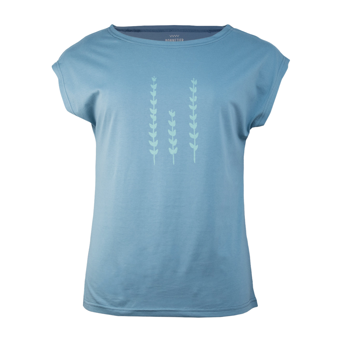 T-Shirt Femme turquoise - Herbe - BONNETIER