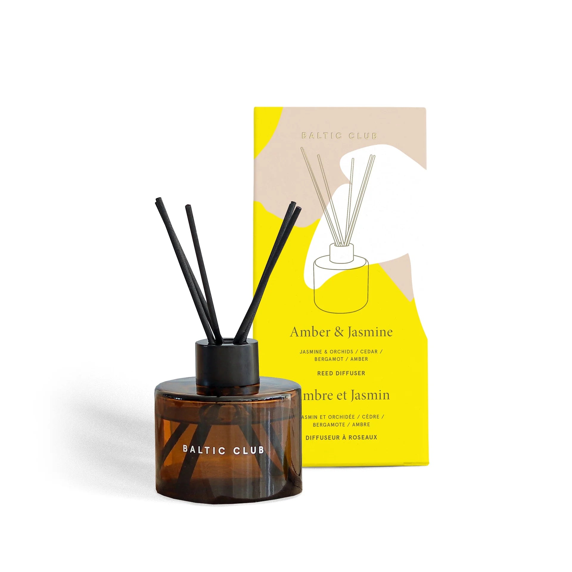 Diffuseur à roseaux - Ambre et Jasmin