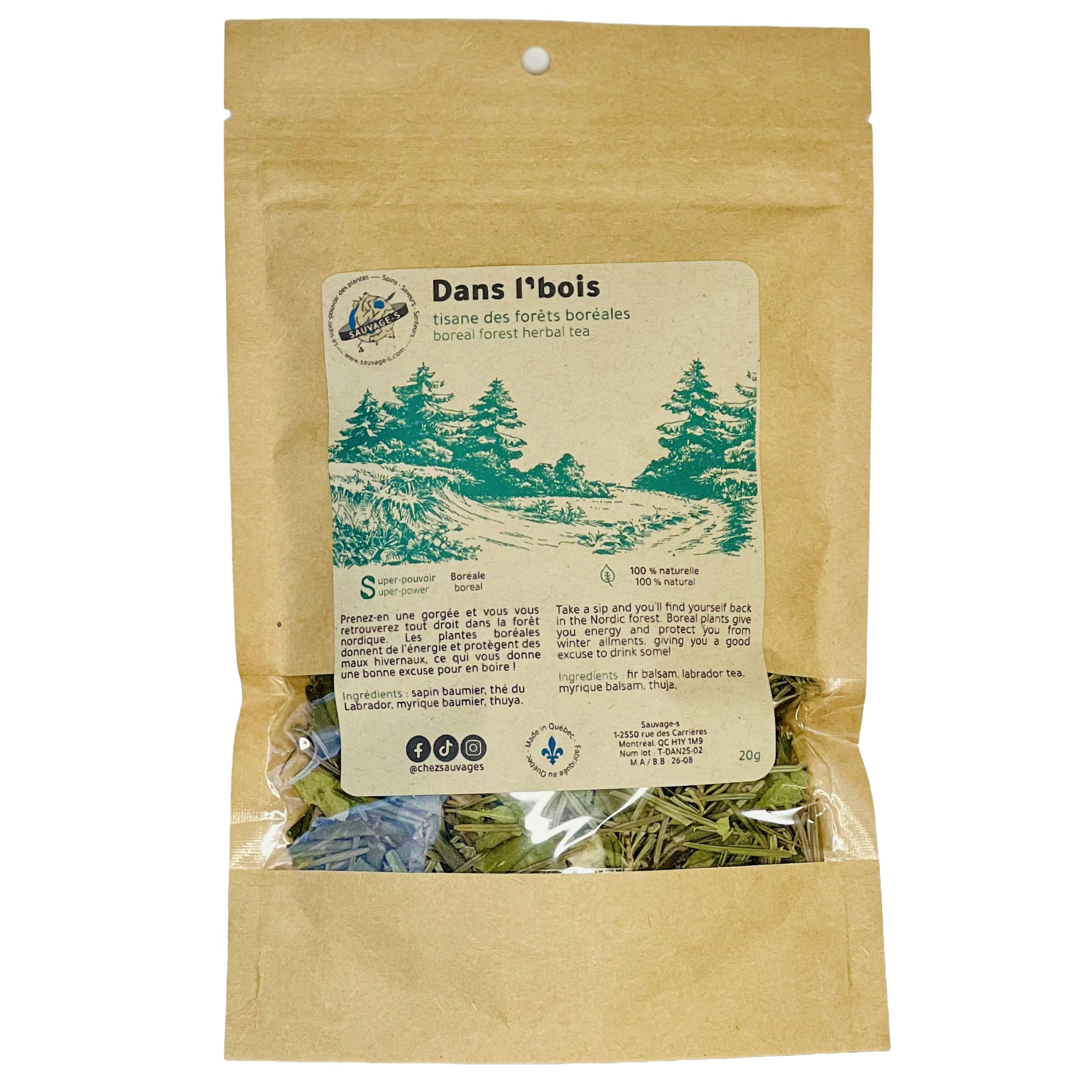 Dans l'bois - Tisane des forêts boréales