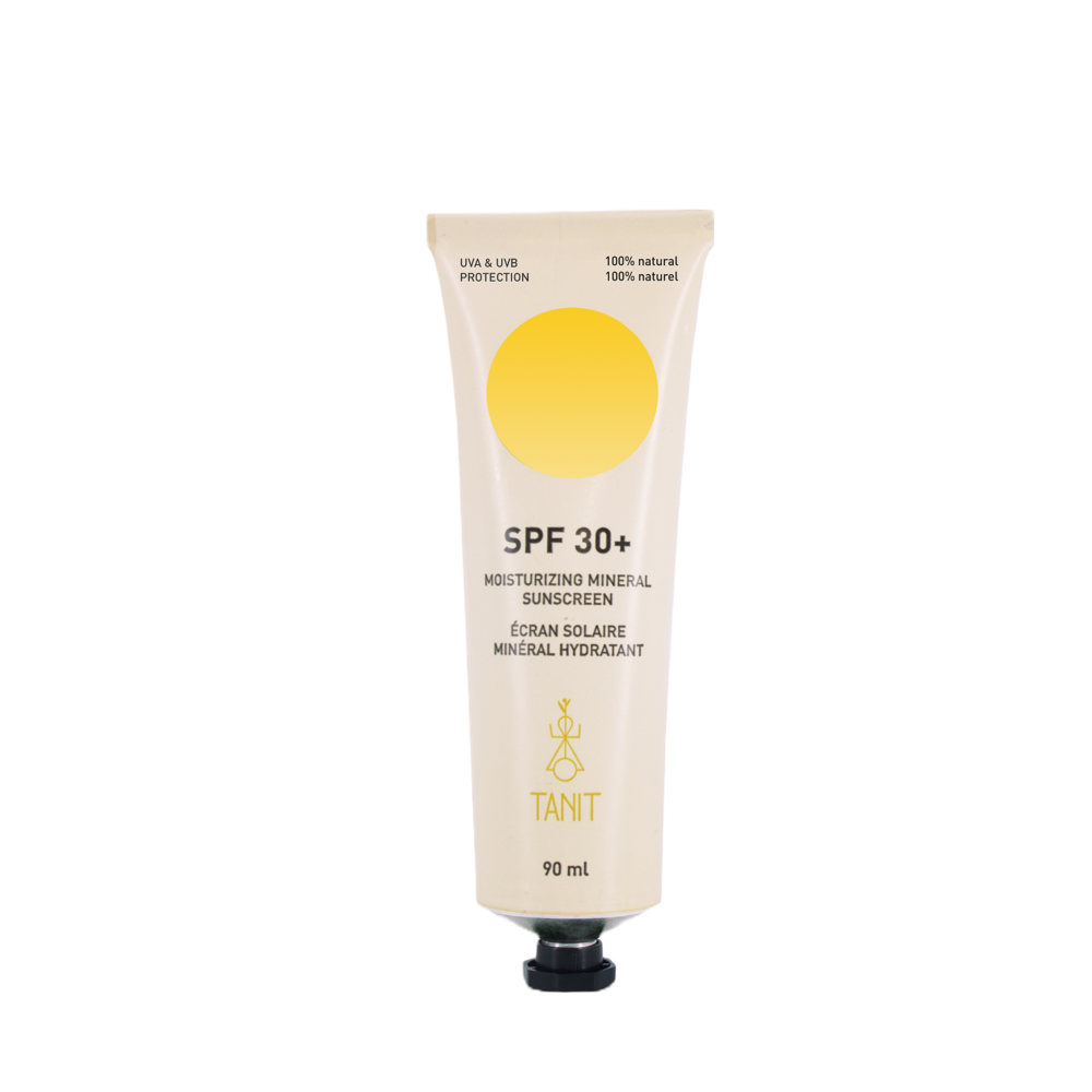 Écran solaire minéral hydratant (à l'huile de pépins de figue de barbarie)