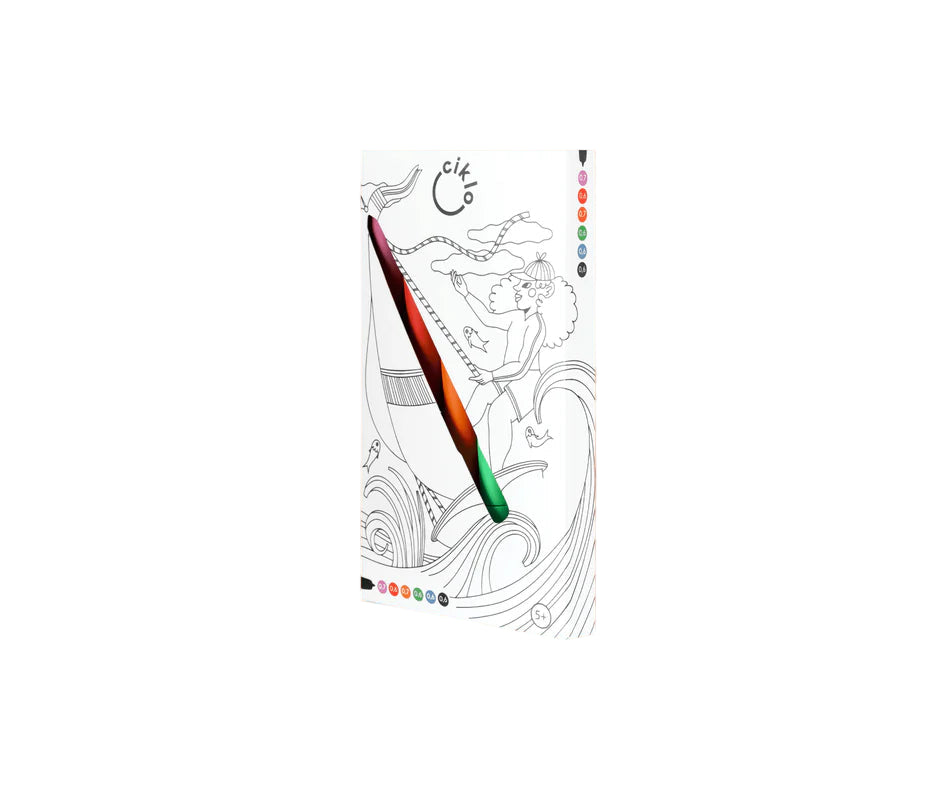 Boîte de 6 stylos - Couleurs de base