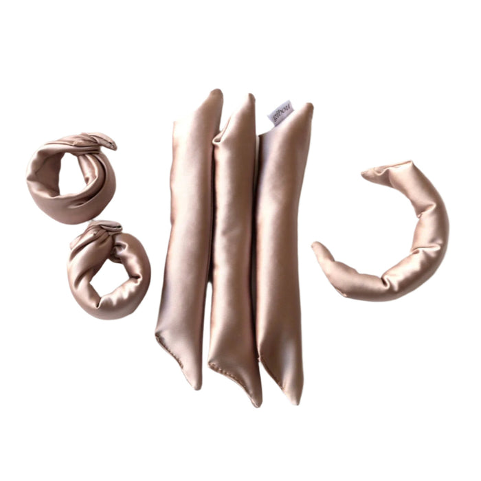 Ensemble de 6 mini rouleaux pour boucles sans chaleur (stock)