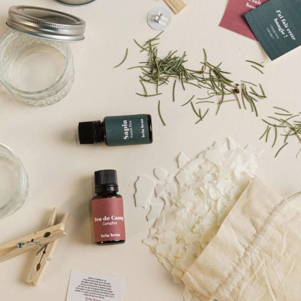 Ensemble de fabrication de bougies - Hiver