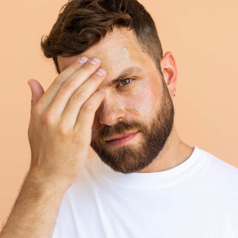 Exfoliant visage hydratant - Enzymes de papaye, extrait de thé vert et beurre de karité