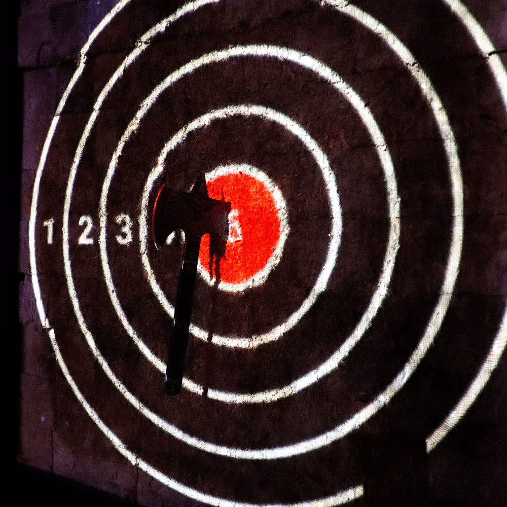 Lancer de hache pour 2 personnes - Réalité Virtuelle Zéro Latency Montréal