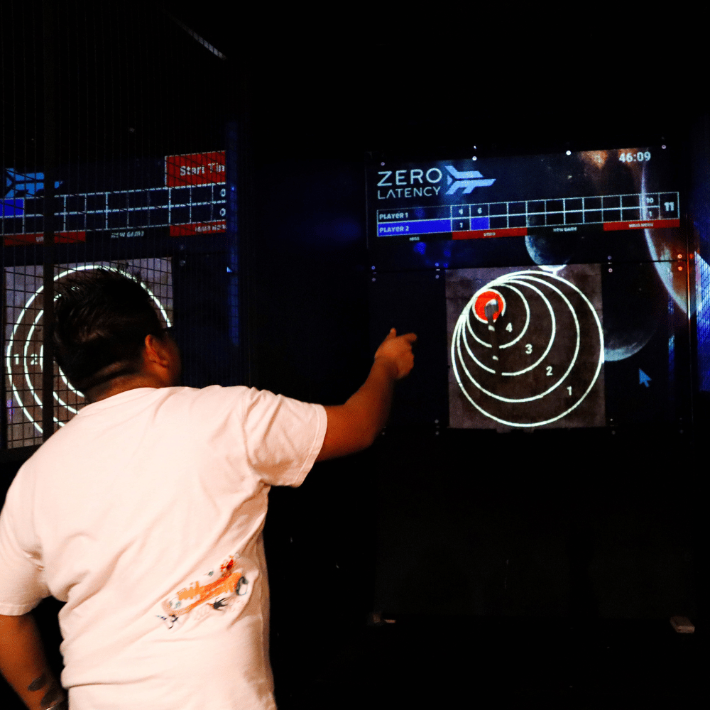 Lancer de hache pour 2 personnes - Réalité Virtuelle Zéro Latency Montréal