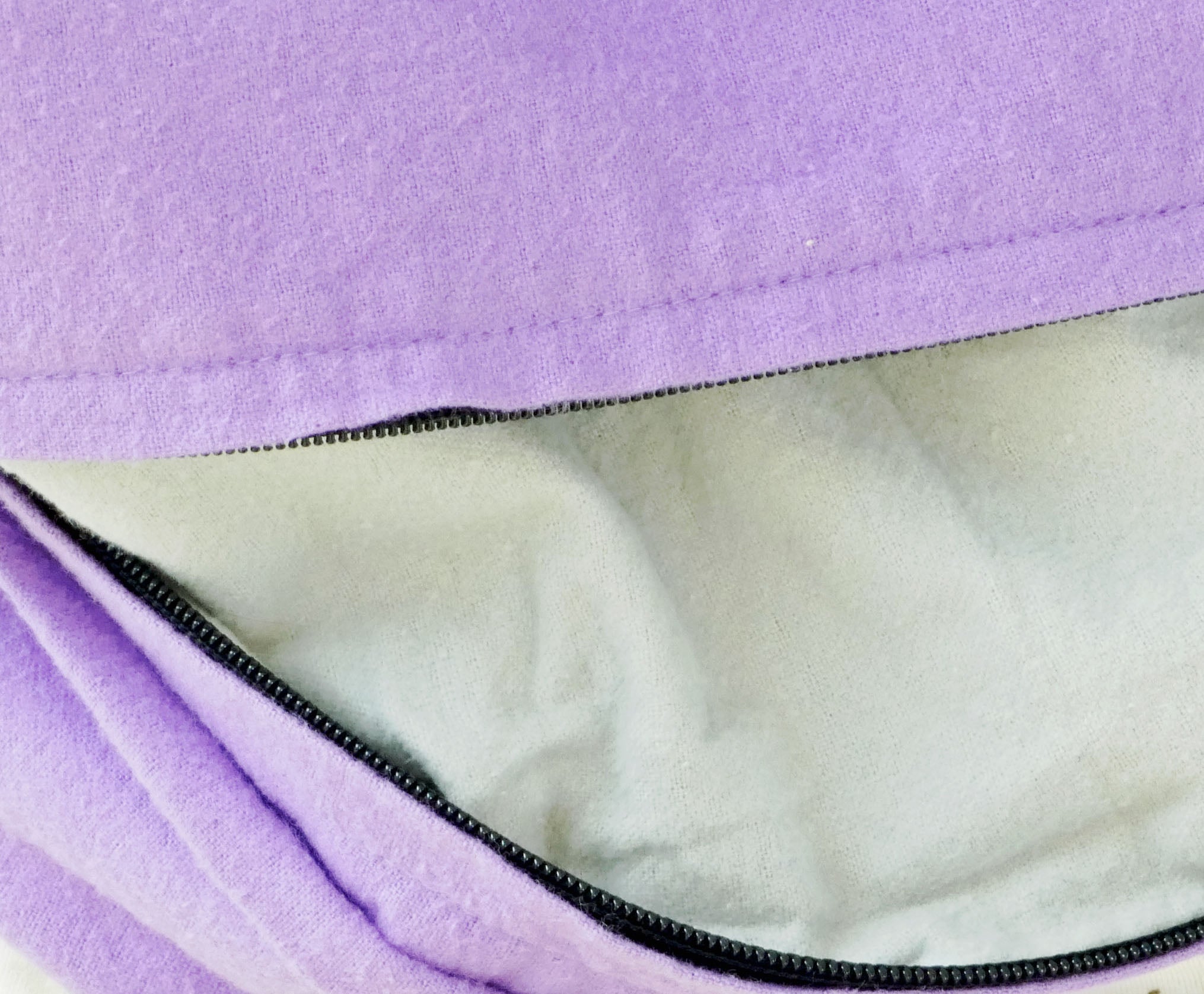 Foulard d'hiver en flanelle mauve pour femme