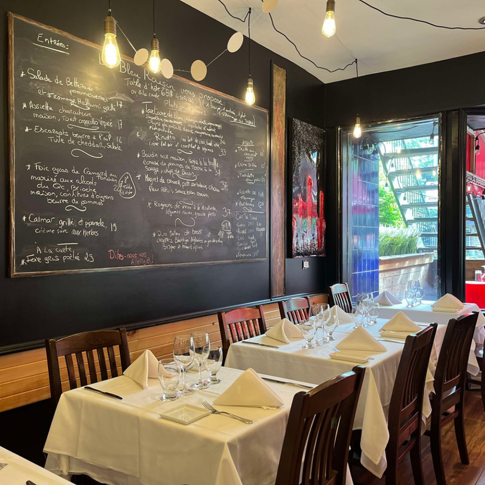 Repas gastronomique 6 services pour 2 personnes - Le Bleu Raisin