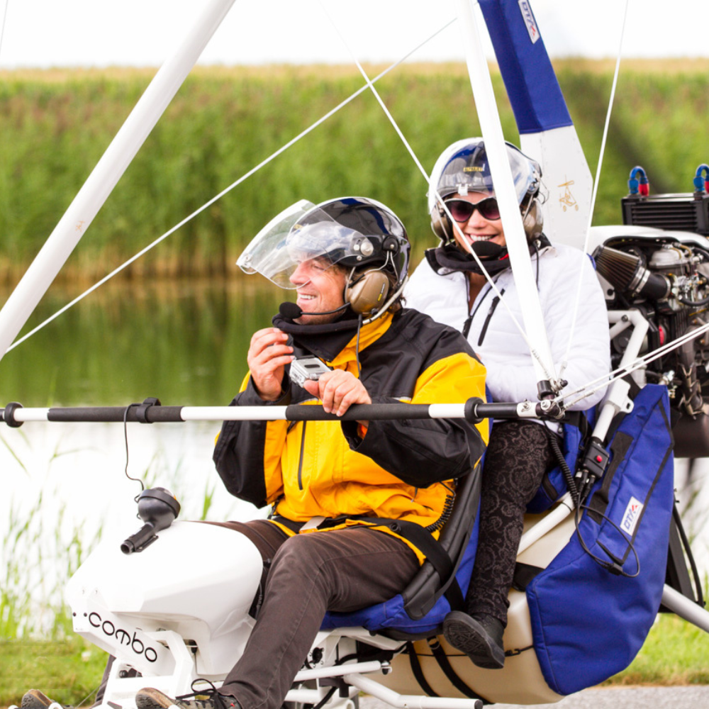 Vol en deltaplane motorisé pour 2 personnes - Aviation Rou-Air