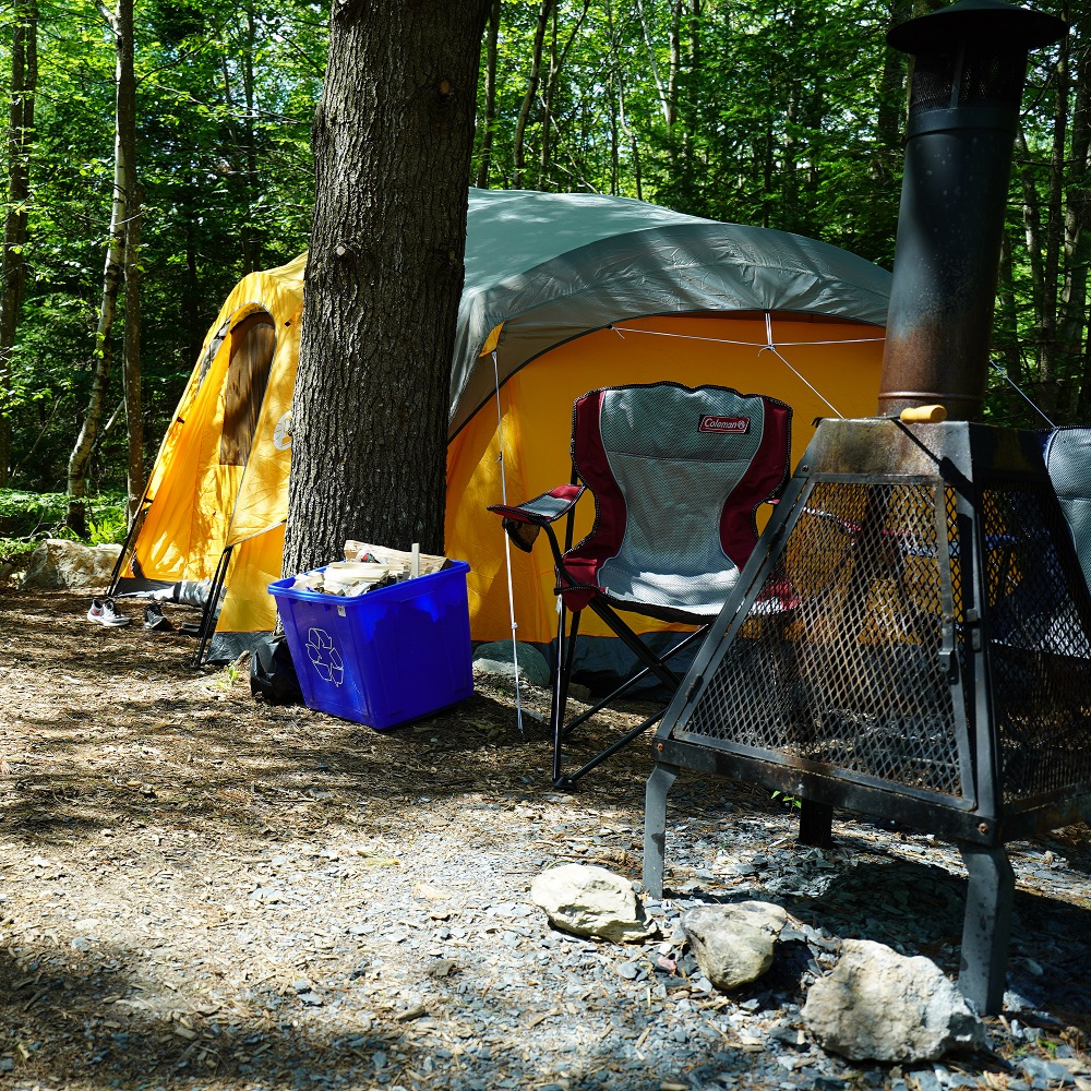 Un crédit pour un séjour de camping pour 2 personnes - Laö Cabines