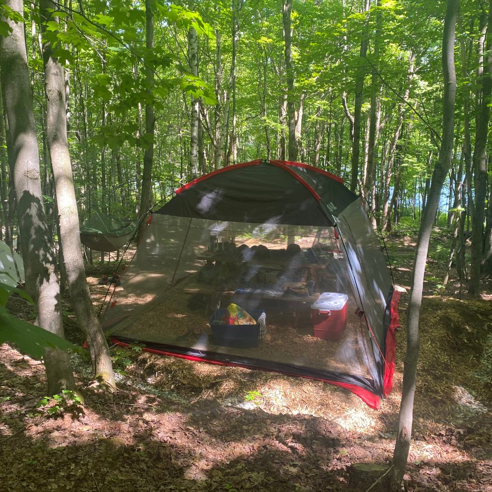 Un crédit pour un séjour de camping pour 2 personnes - Laö Cabines