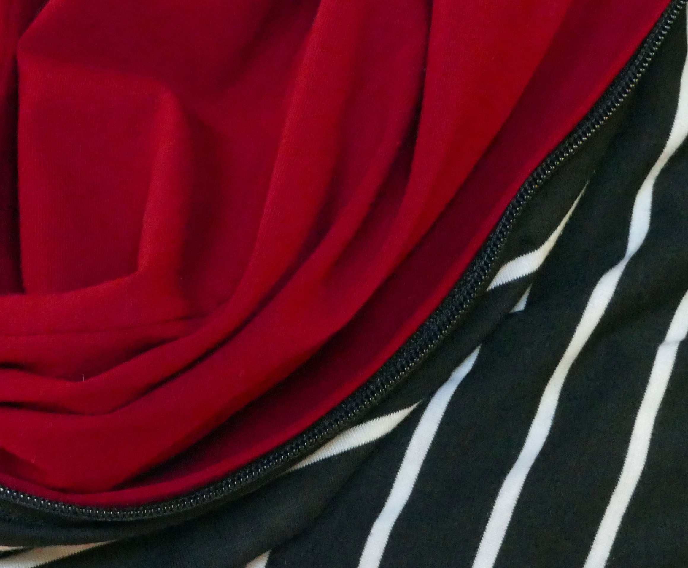 Foulard en coton biologique rouge