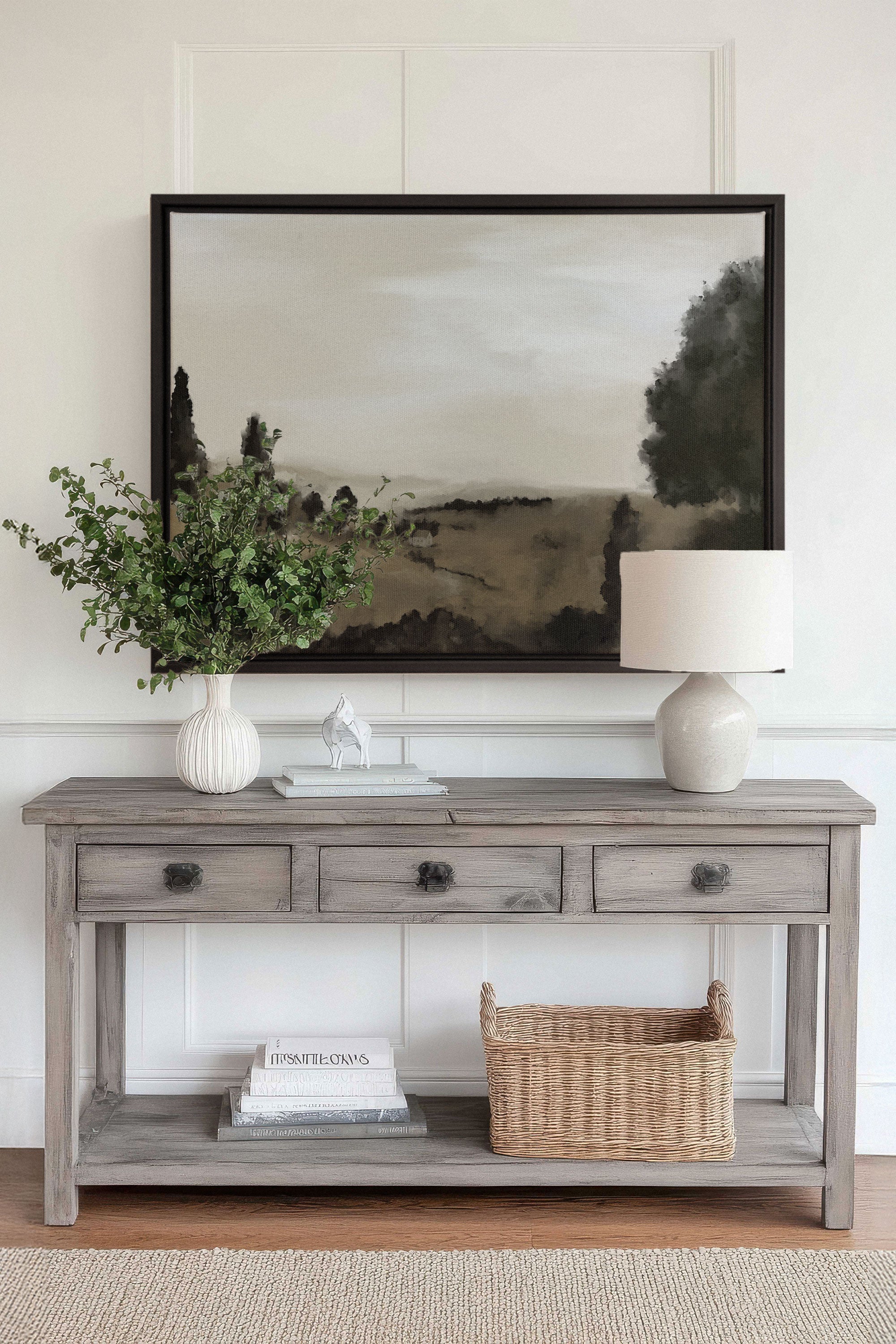 GLEMSFORD MEADOWS, Oeuvre sur toile étirée