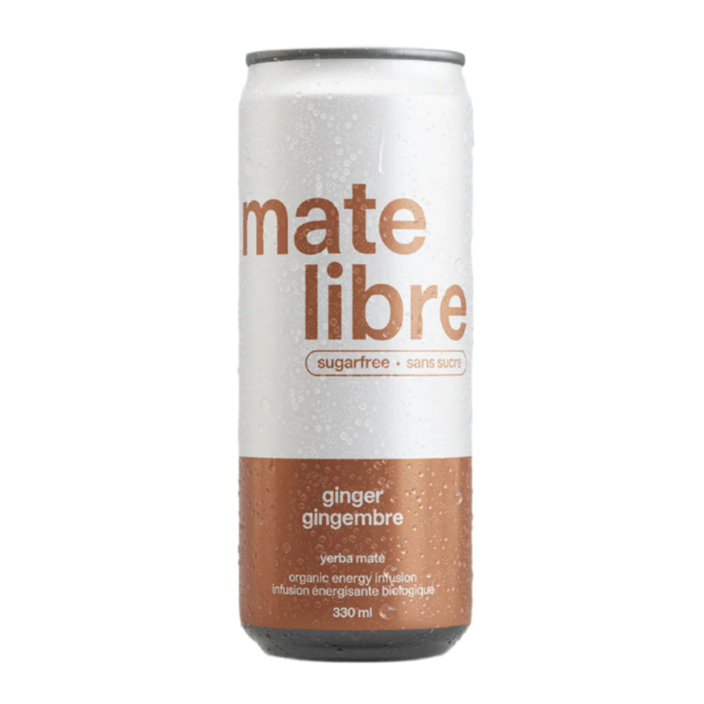Boisson d'infusion énergisante Yerba Maté - Gingembre (zéro sucre)