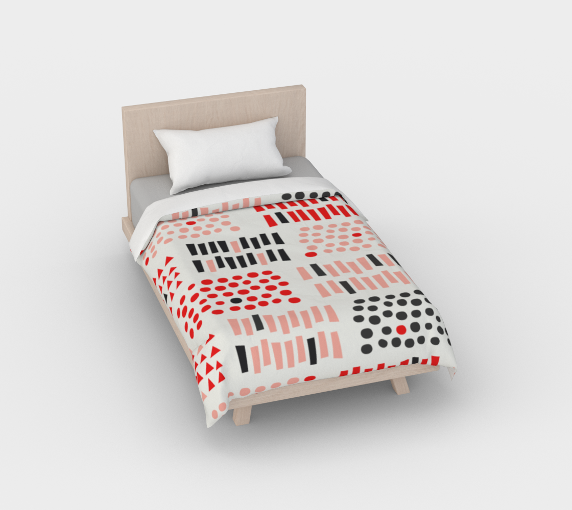 Housse de couette en galets et pierres