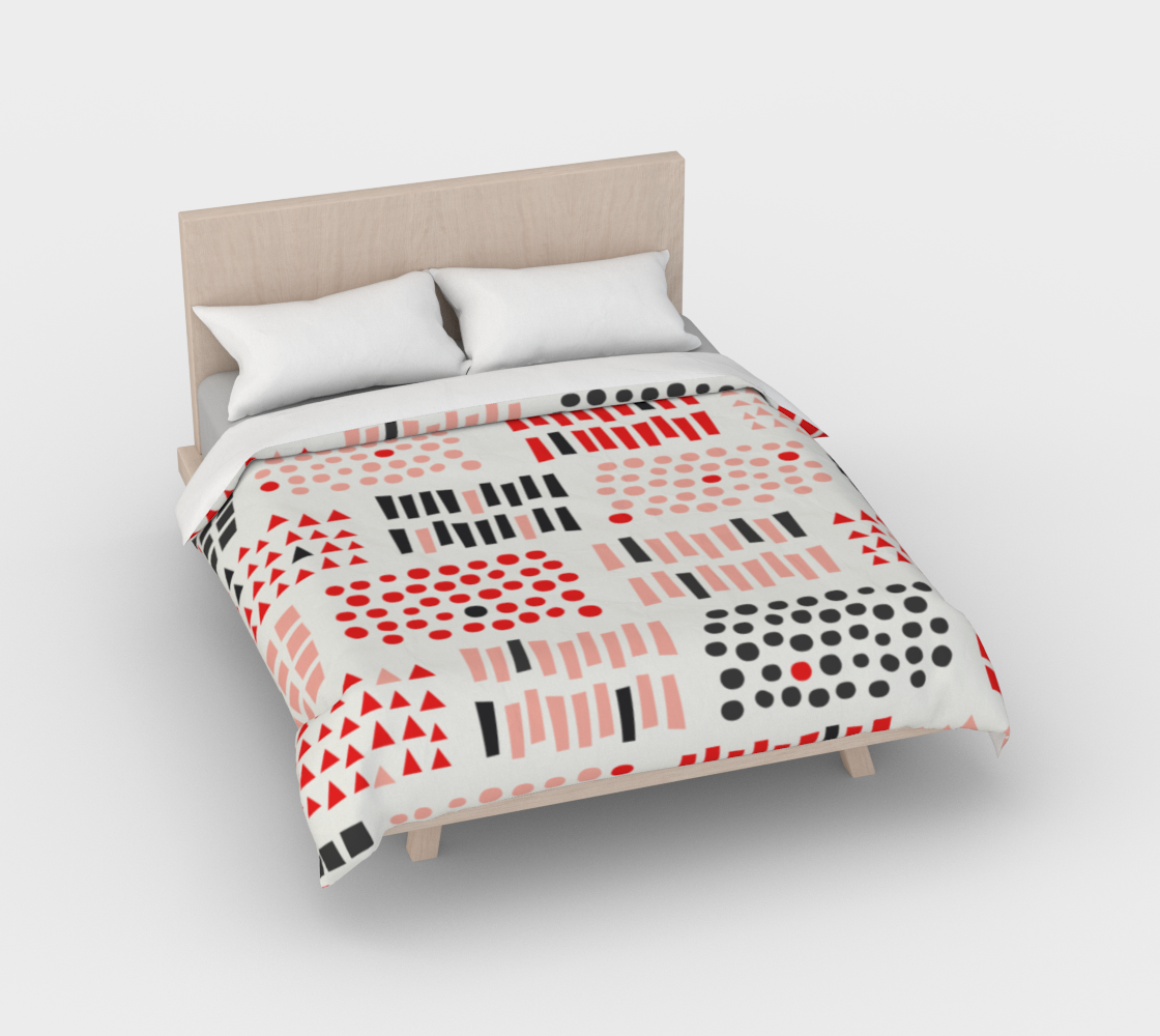 Housse de couette en galets et pierres