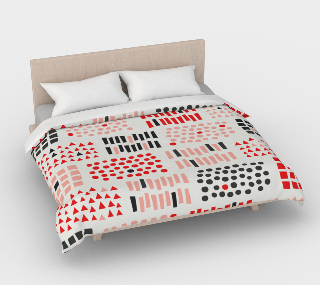 Housse de couette en galets et pierres