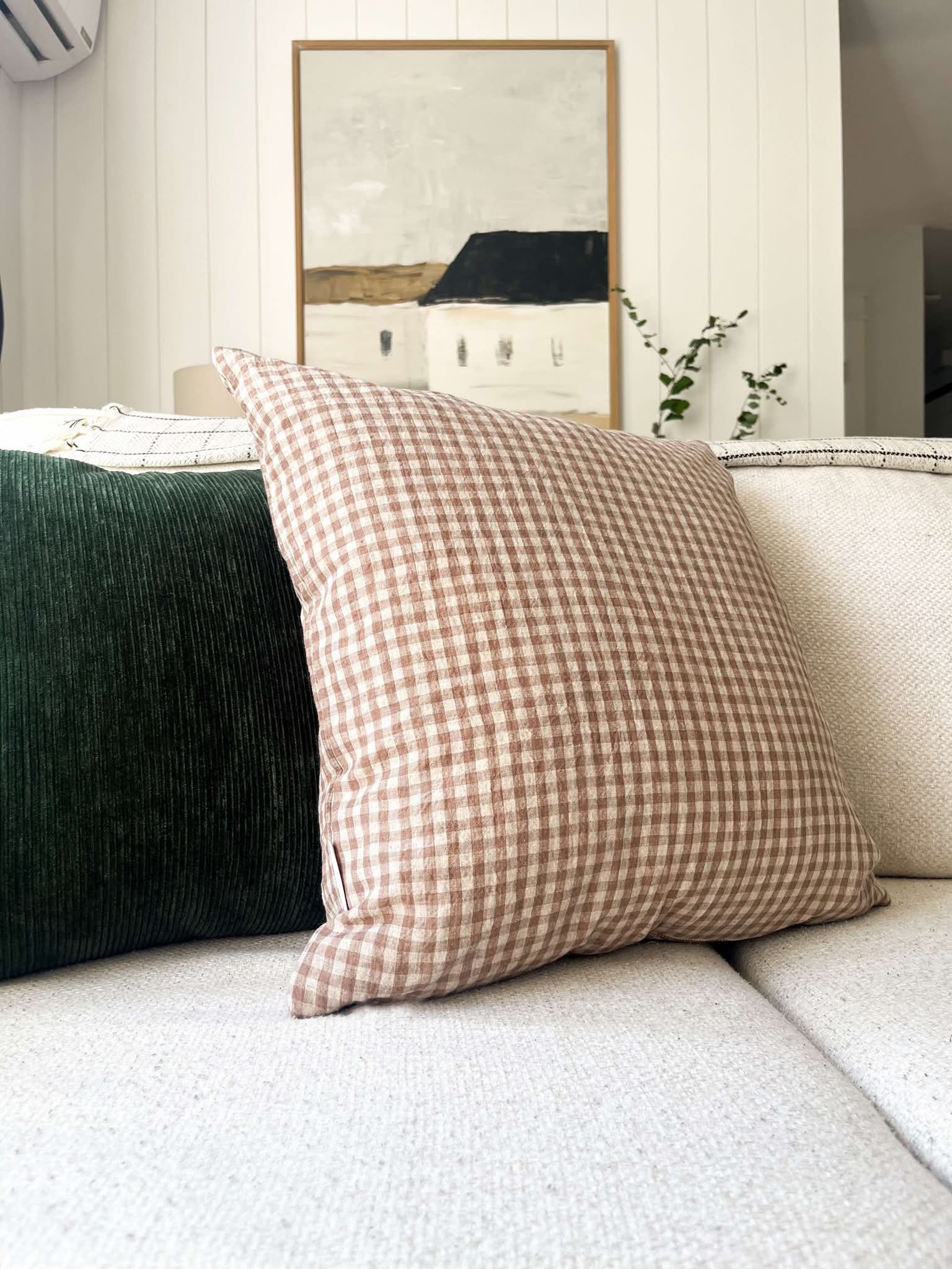 Housse de coussin Jorane | Velours côtelé vert jungle
