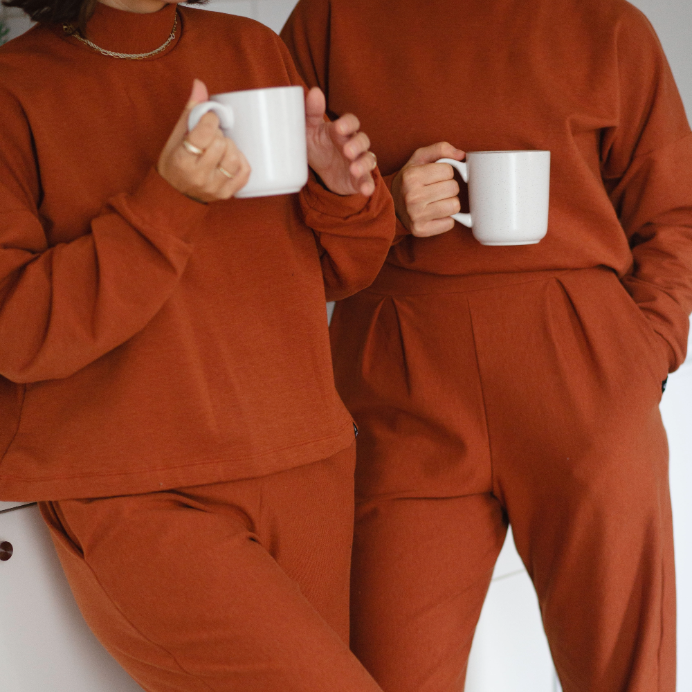 Jogger en Fleece - Gingembre