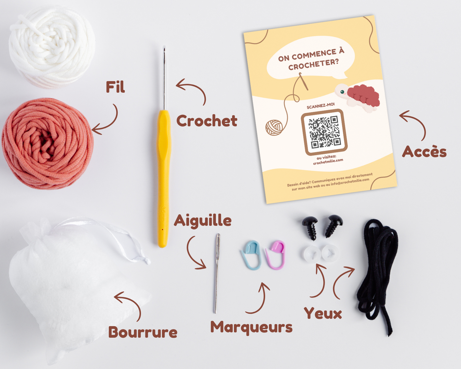 Kit de crochet - La tortue