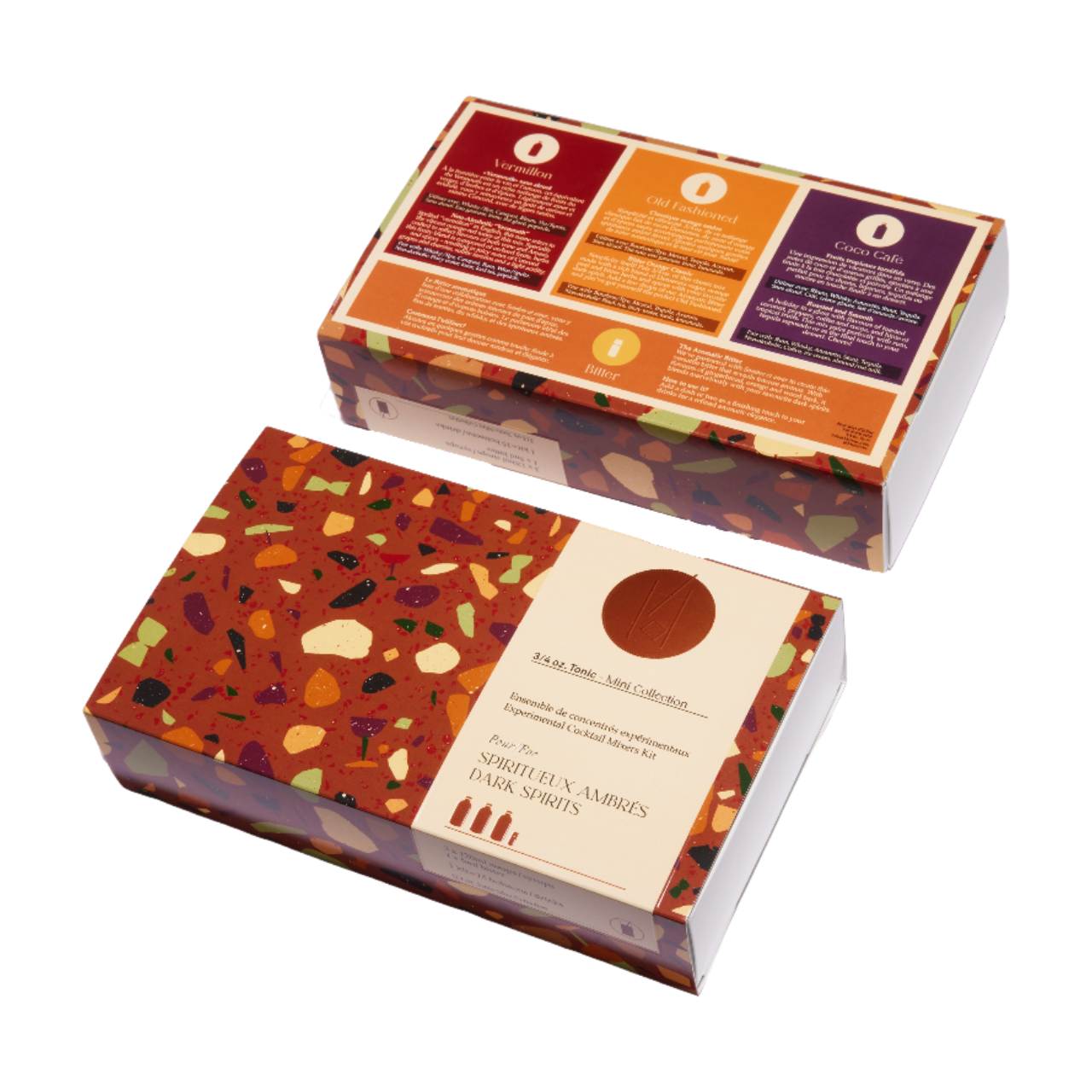 Kit mini sirop cocktail - Collection Ambrée