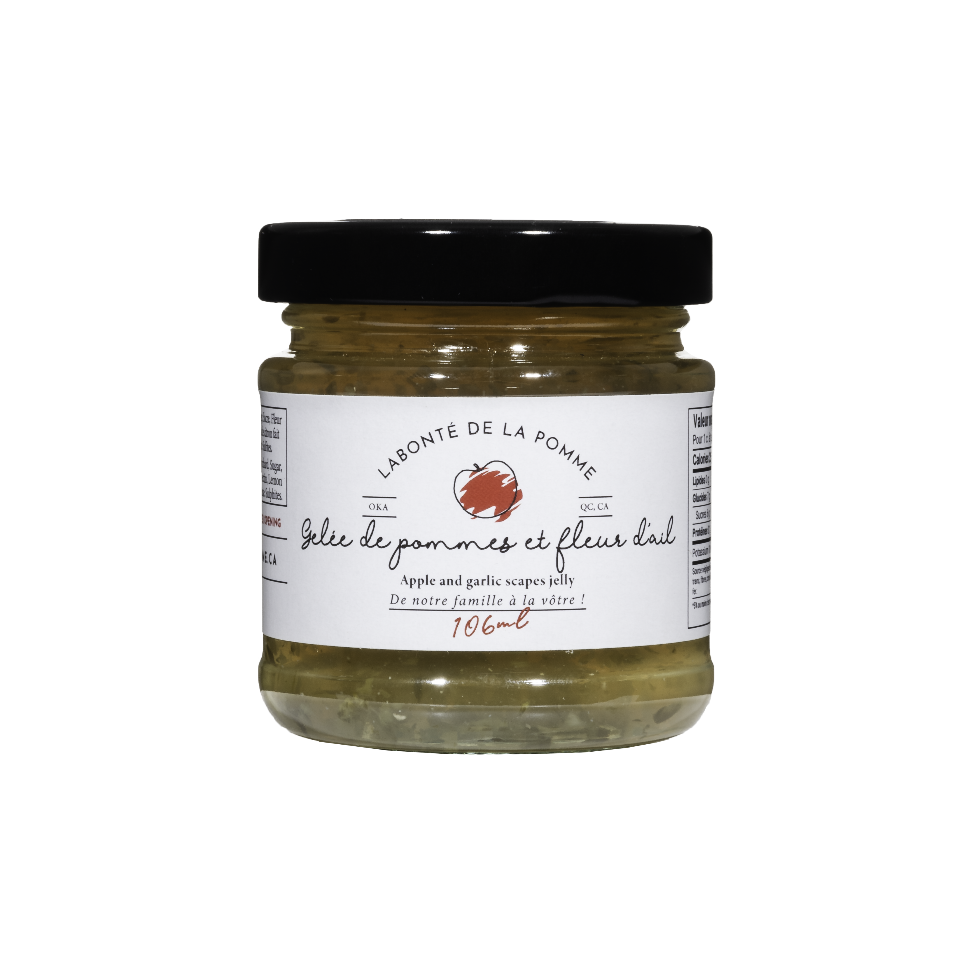 Gelée de pomme et fleur d'ail