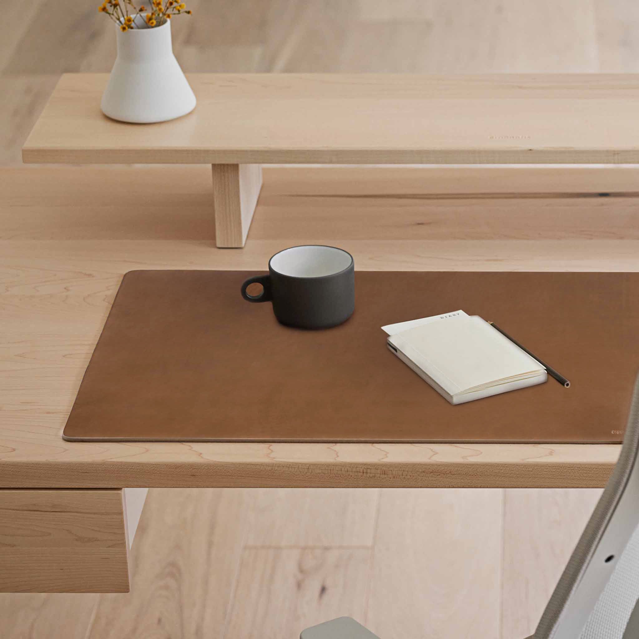 Tapis de bureau en cuir