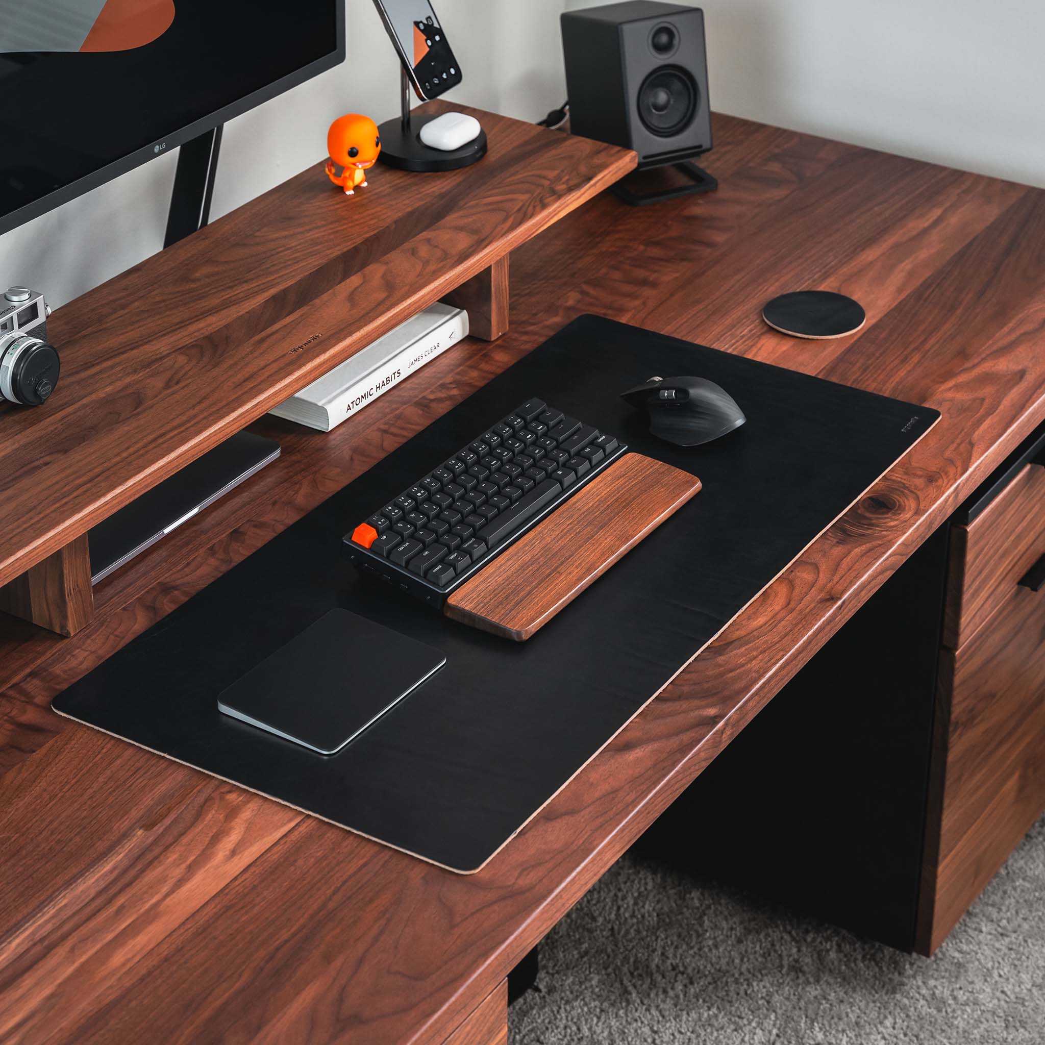 Tapis de bureau en cuir