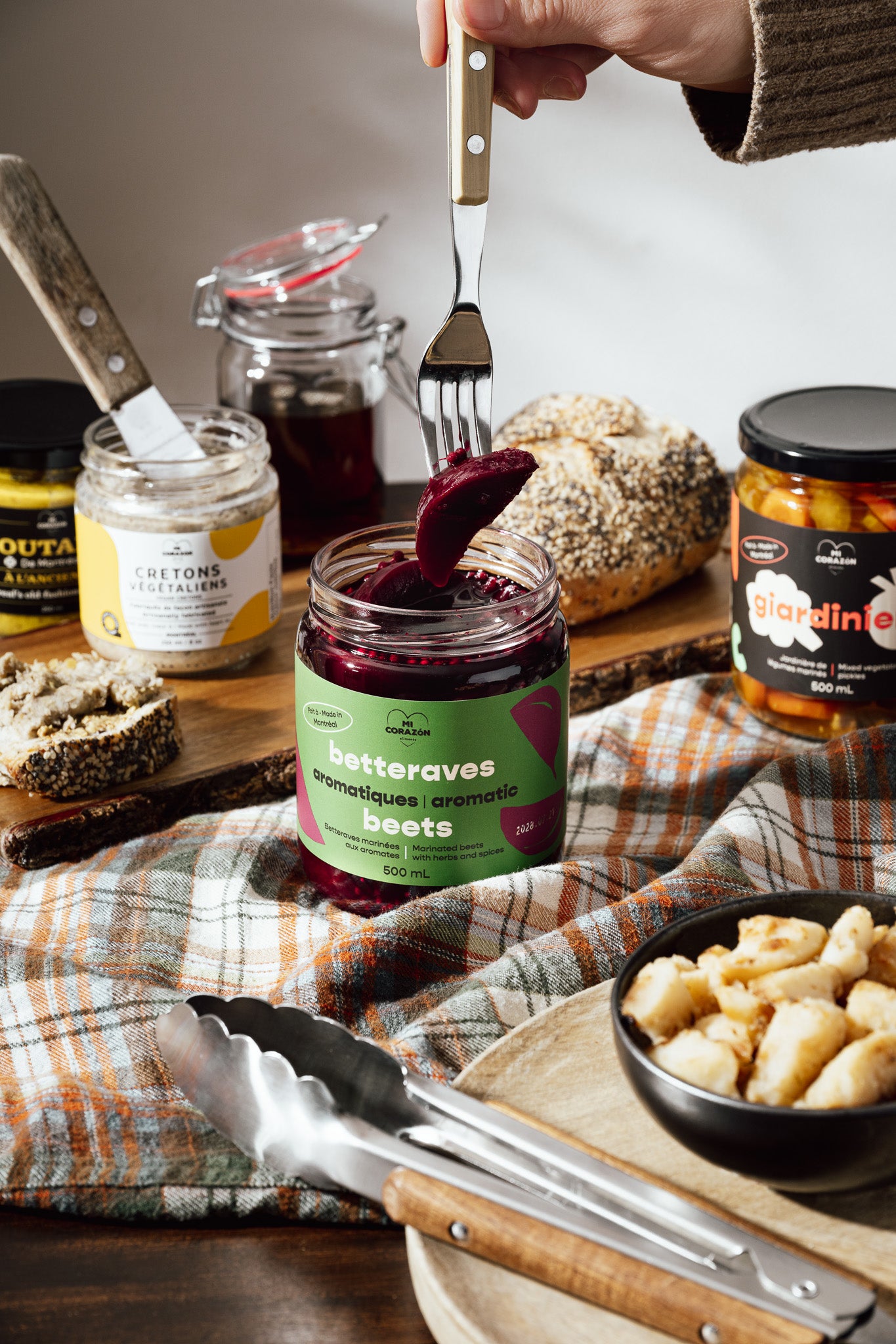 Betteraves aromatiques marinées