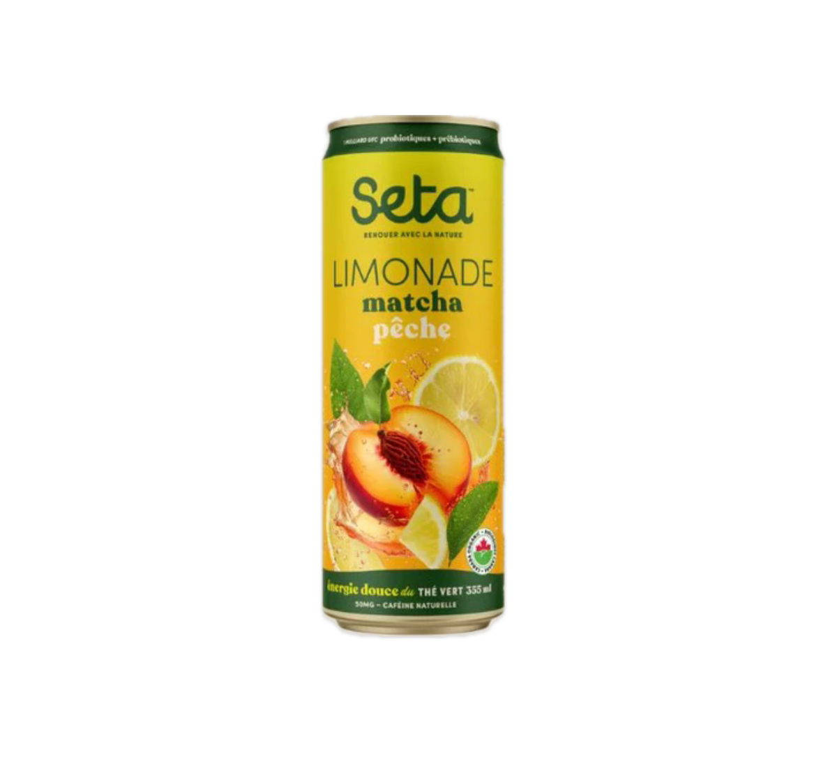 Limonade matcha pêche