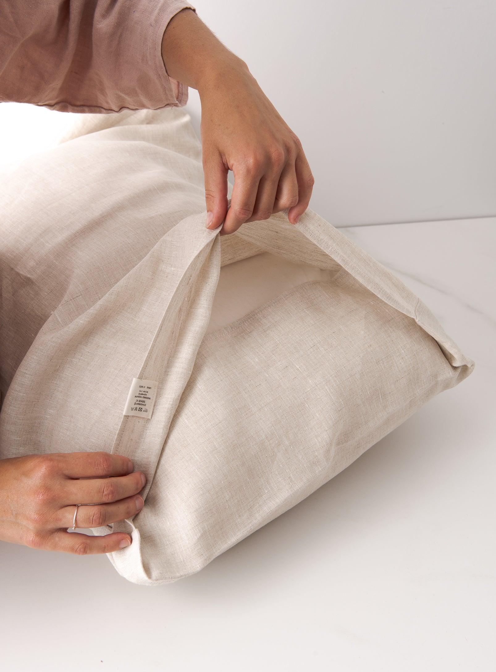Linen pillowcase