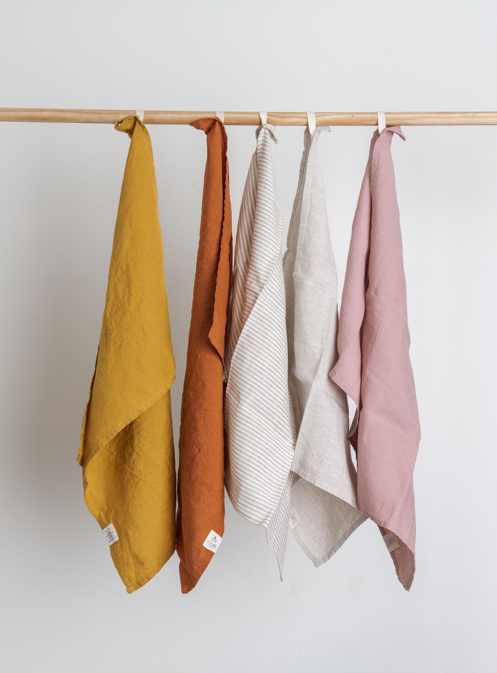 Linge à vaisselle en lin - Différentes couleurs disponibles