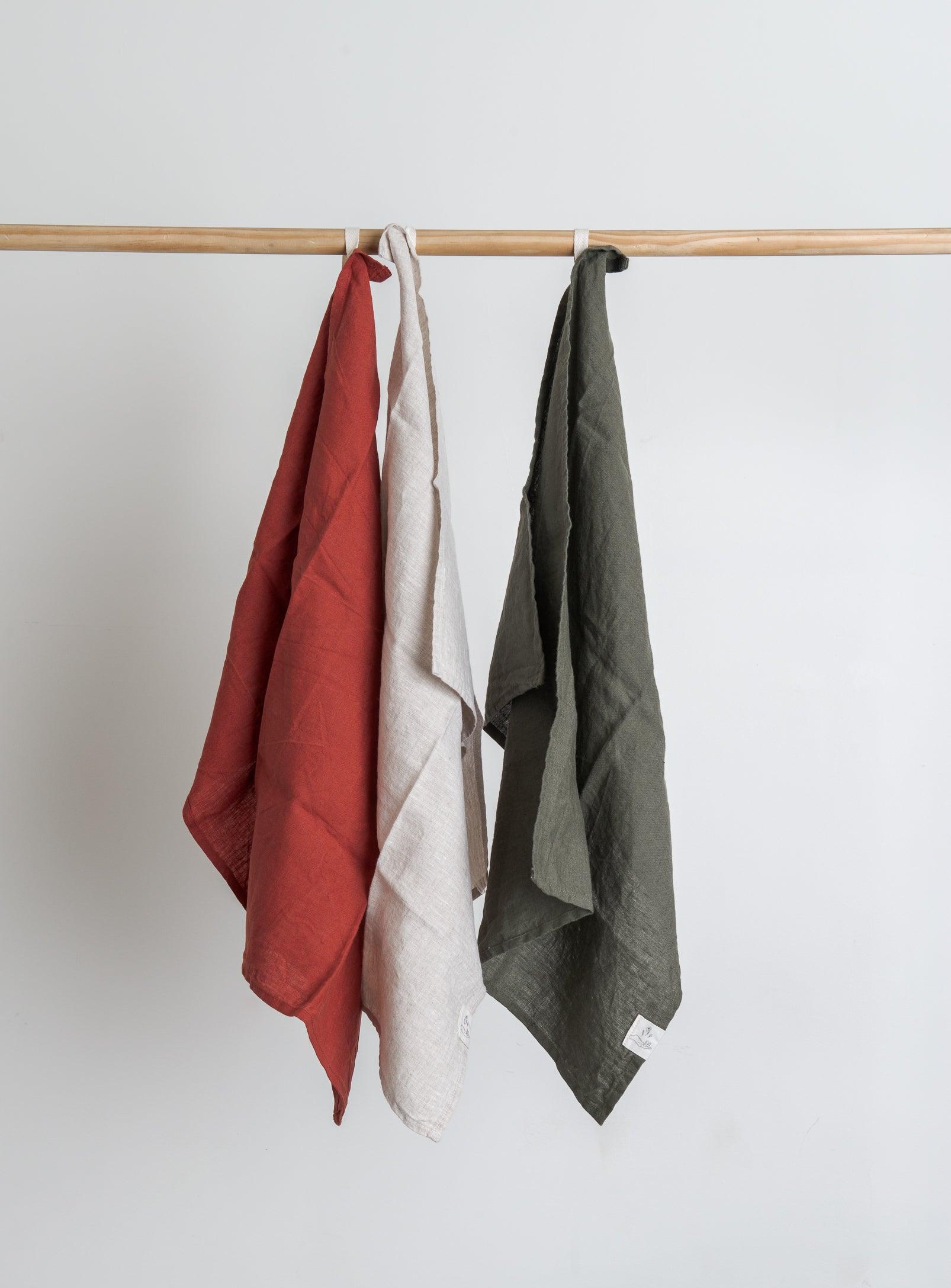 Linge à vaisselle en lin - Différentes couleurs disponibles
