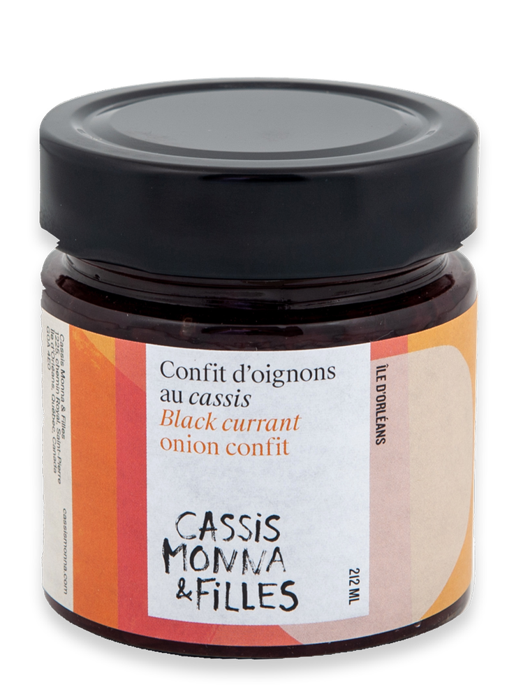 Blackcurrant onion confit