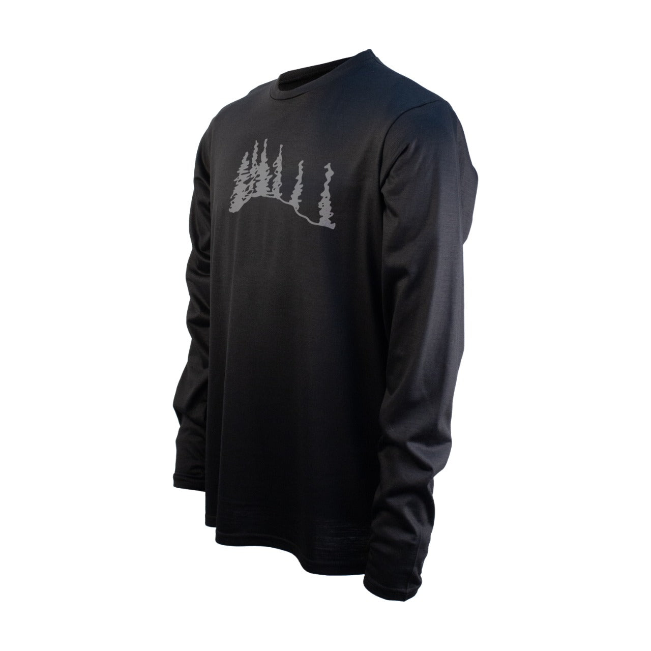 Manches Longues Mérinos Homme Techcrew Noir - Boréal