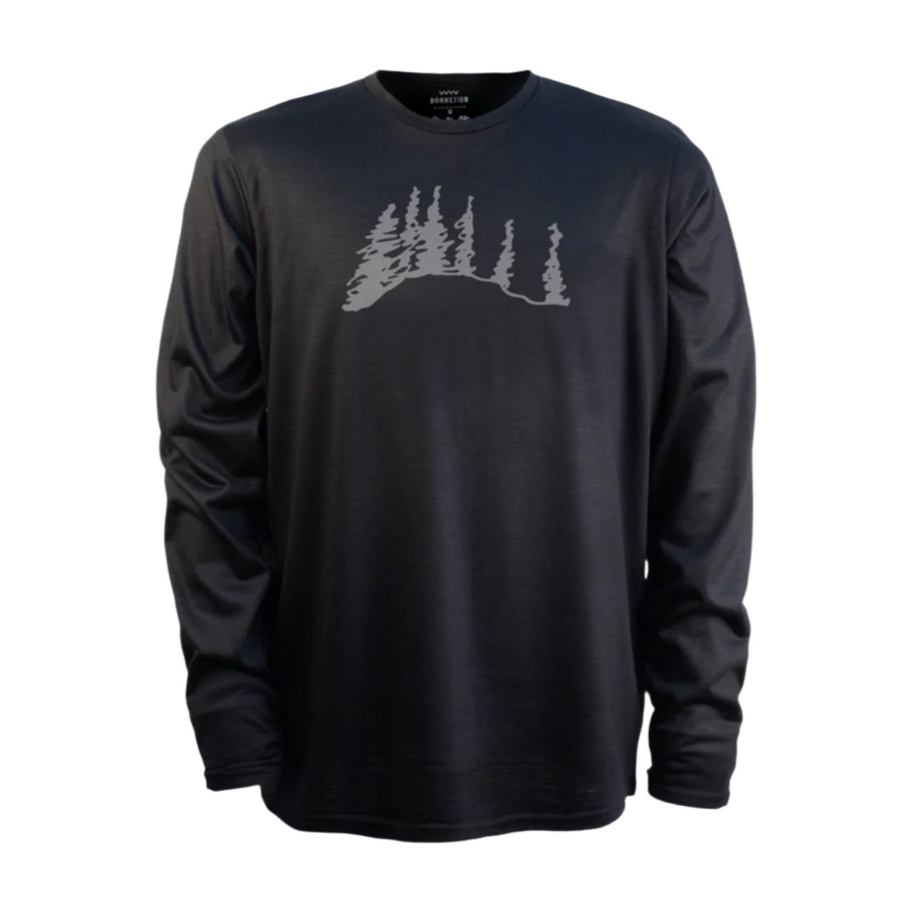 Manches Longues Mérinos Homme Techcrew Noir - Boréal