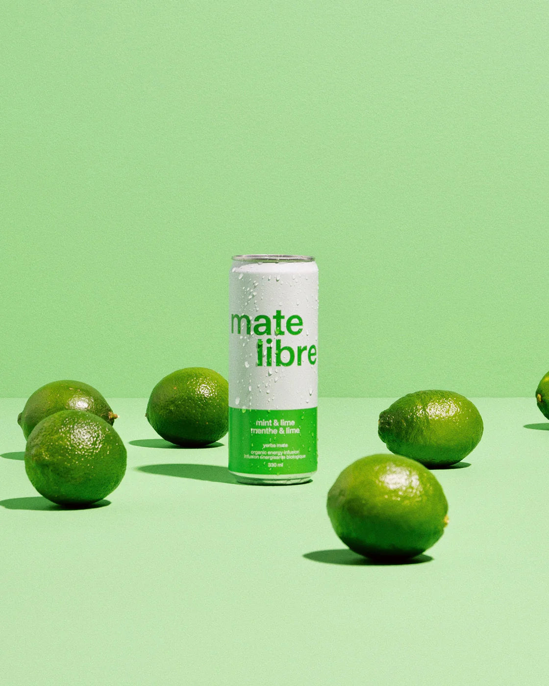Boisson d'infusion énergisante Yerba Maté - Menthe et lime