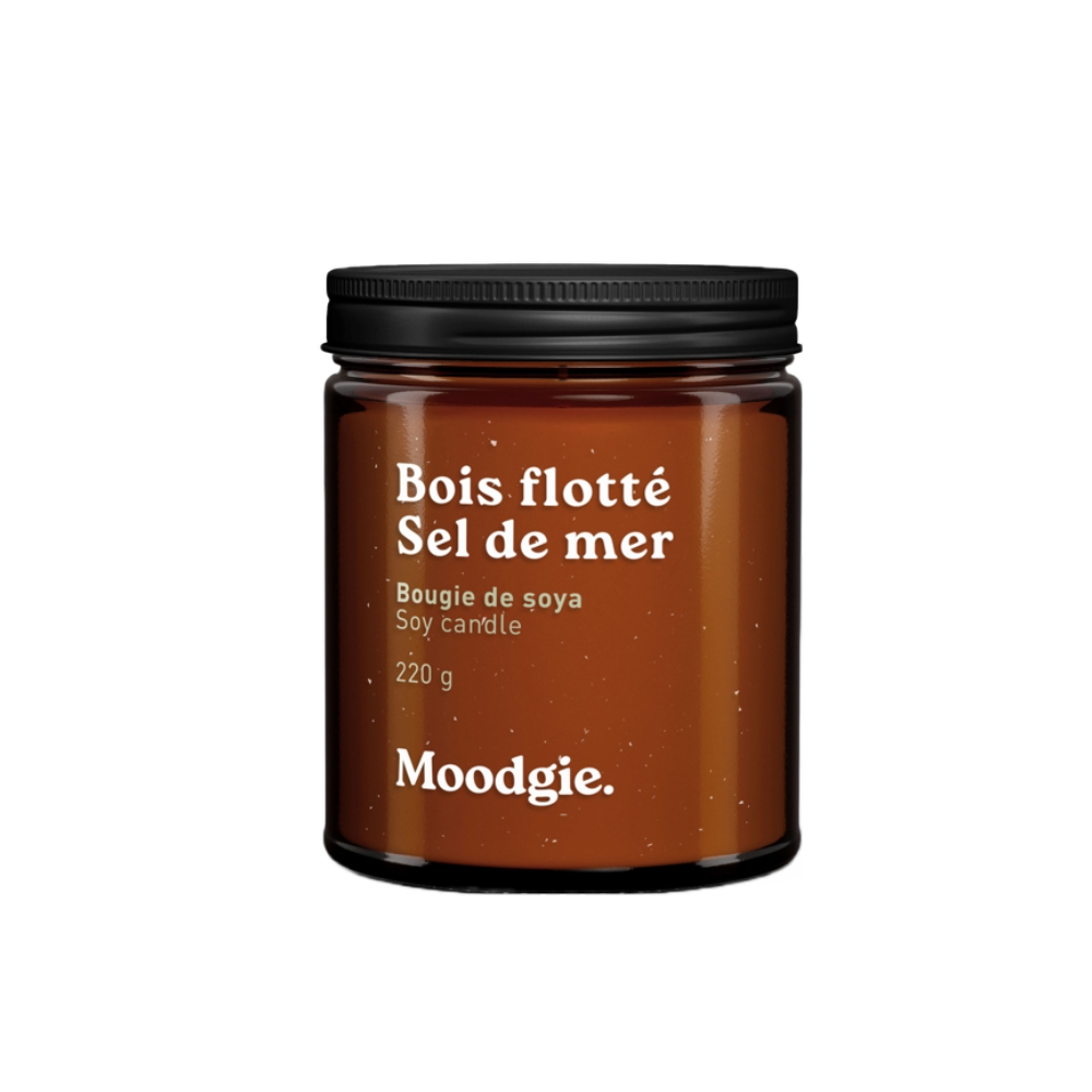 Chandelle - Bois flotté et sel de mer