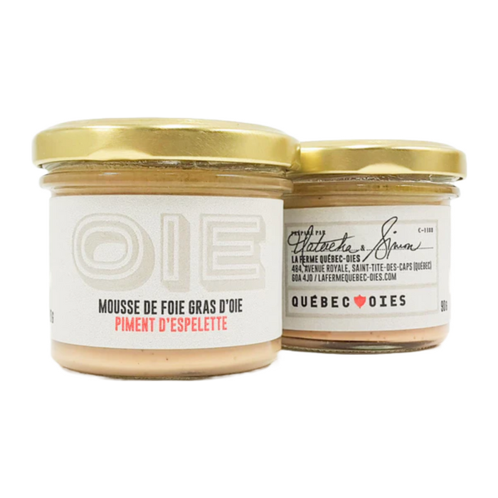 Mousse de foie gras d'oie au piment d'Espelette