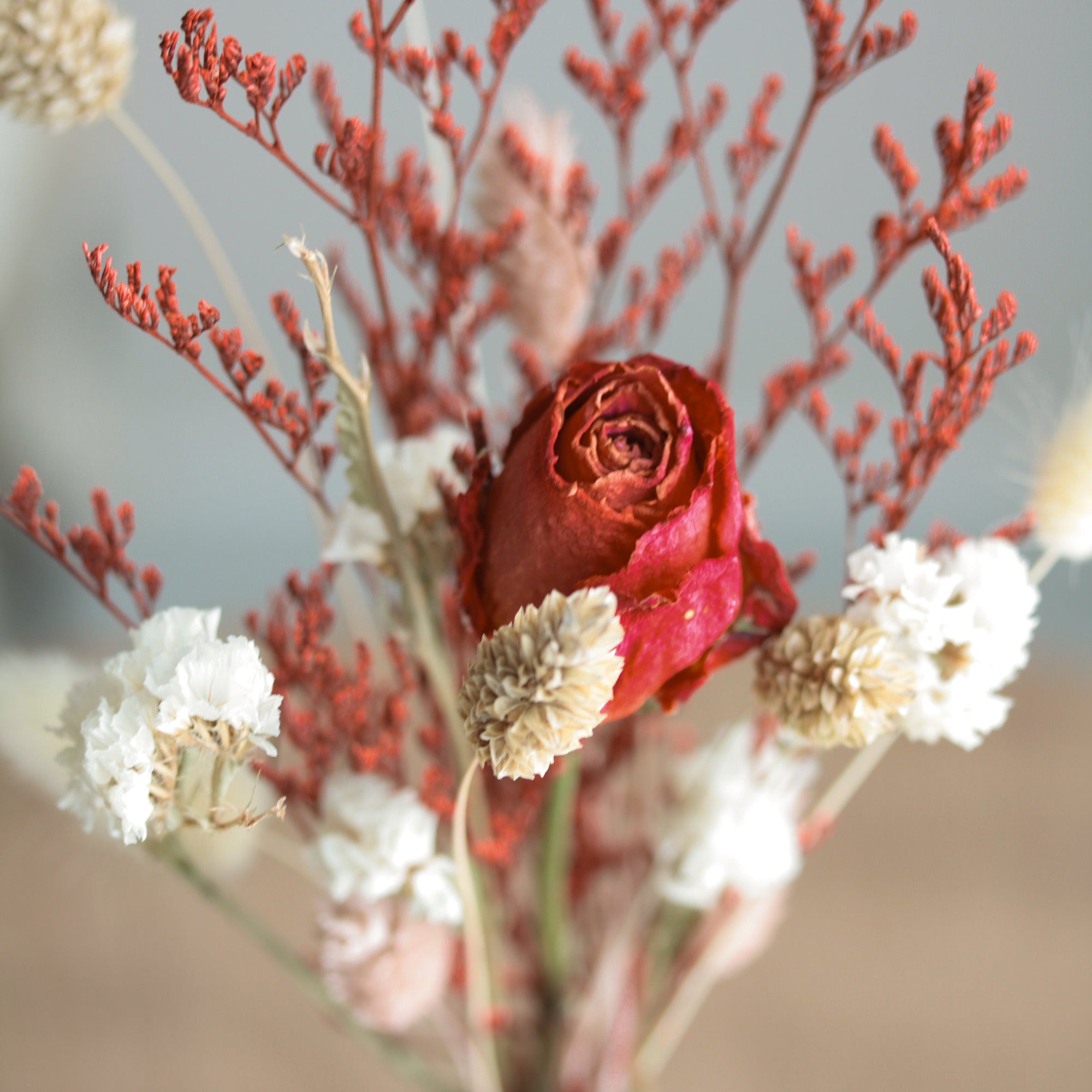 Bouquet de fleurs séchées - Moment rempli d'amour - Lovli