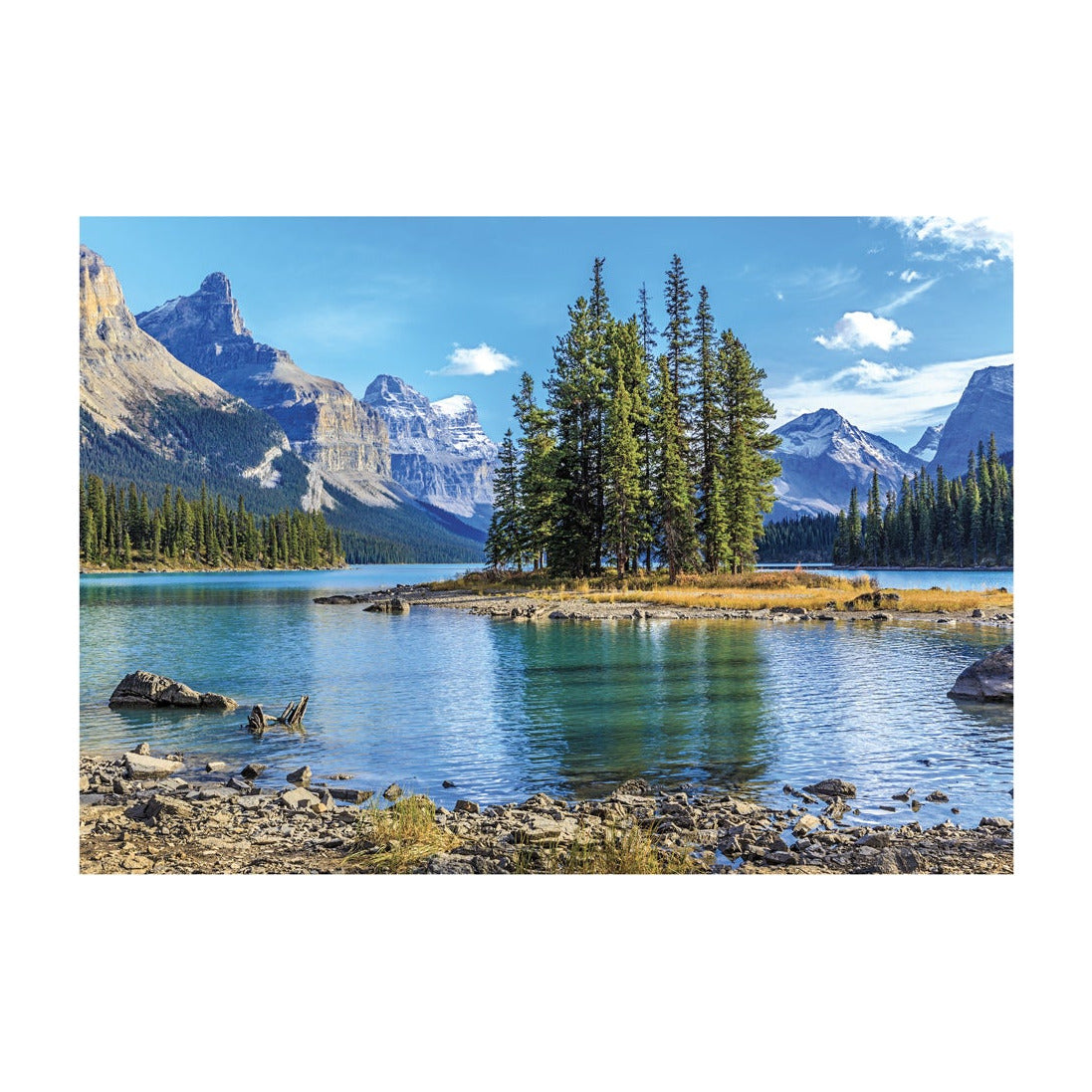 Casse-tête - Île Spirit, lac Maligne, parc national de Jasper - Plus1Puzzle