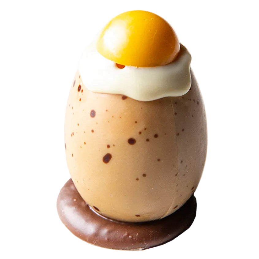 Oeuf à la coque fourré au praliné