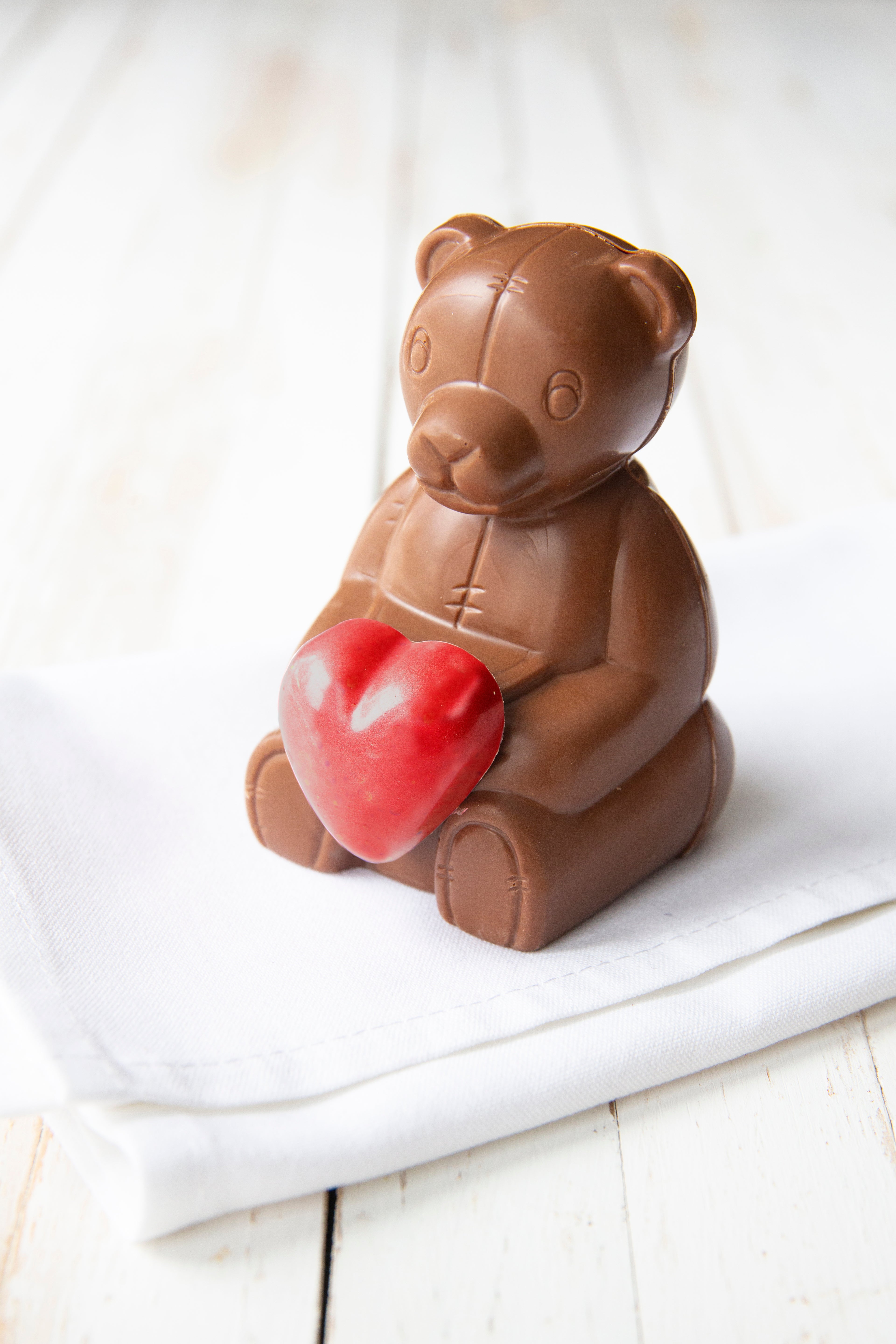 Ourson de St-Valentin - Chocolat au lait