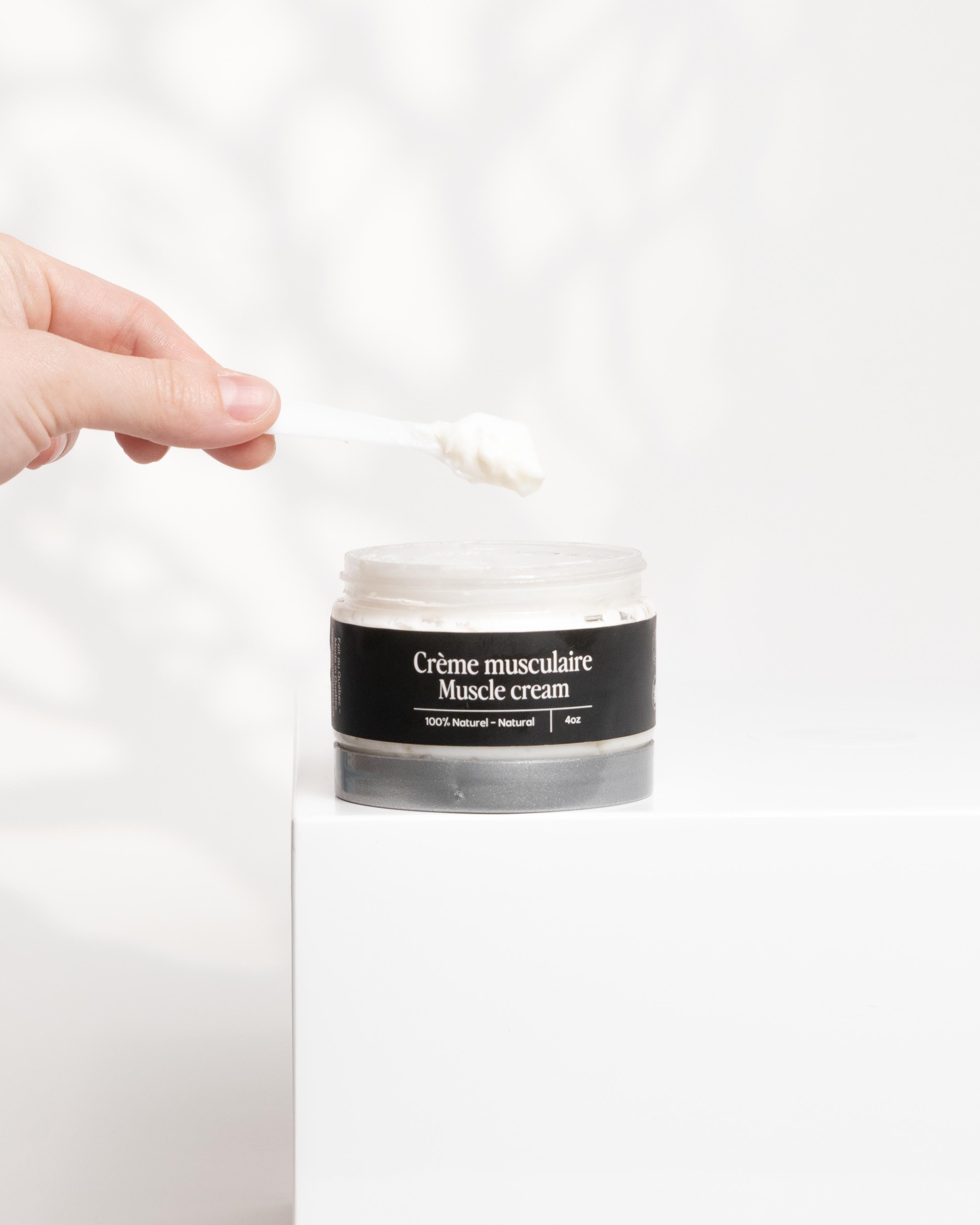 Crème musculaire - menthe poivrée et arbre à thé