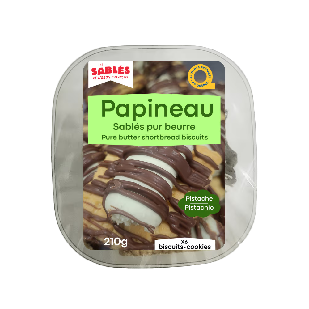 Sablés Papineau pistache