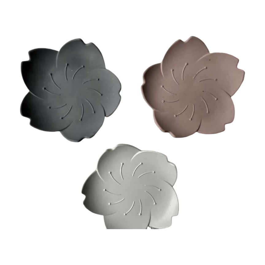 Plateau décoratif - Fleurs | Choisissez votre couleur