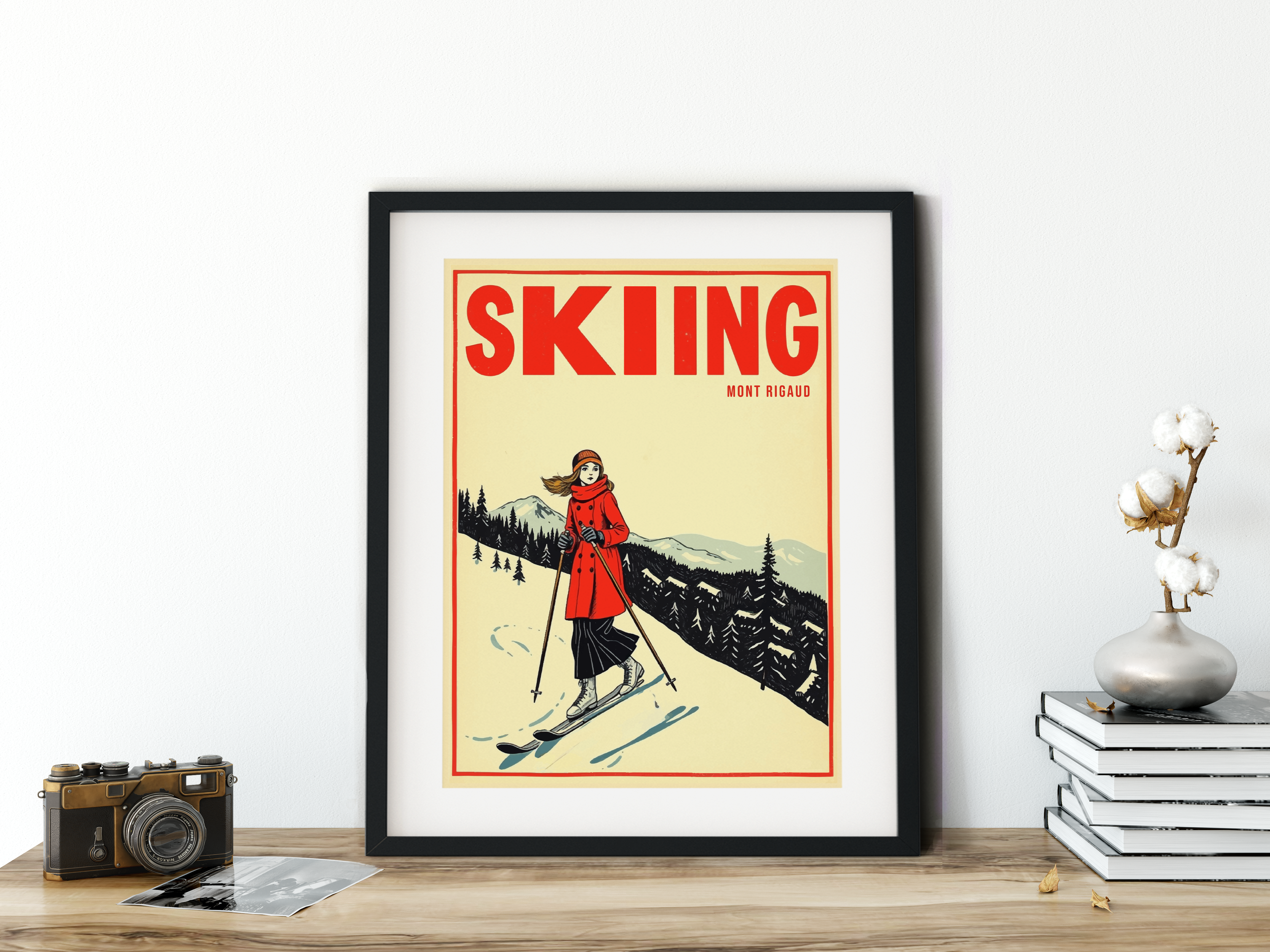 Affiche Ski Mont Rigaud